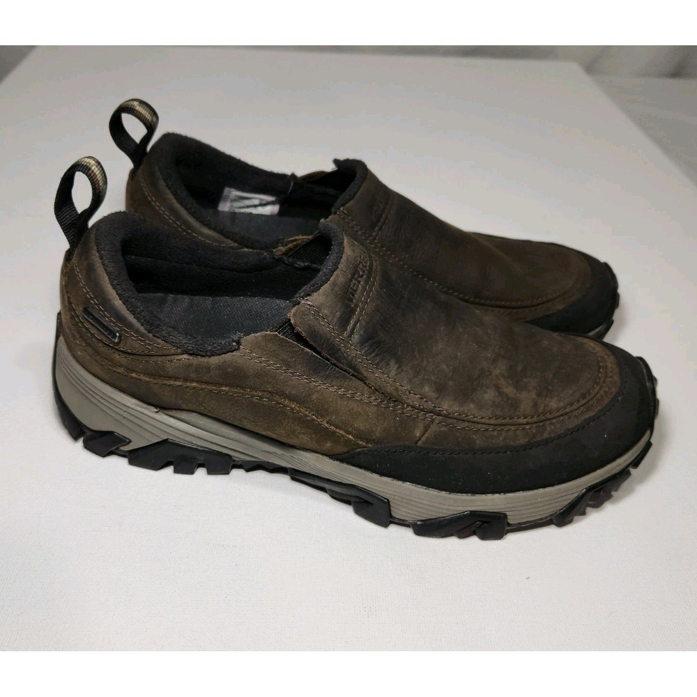 Merrell ColdPack Mens 8.5  Ice + Moc Waterproof Vibram‎ Artic Grip J49821